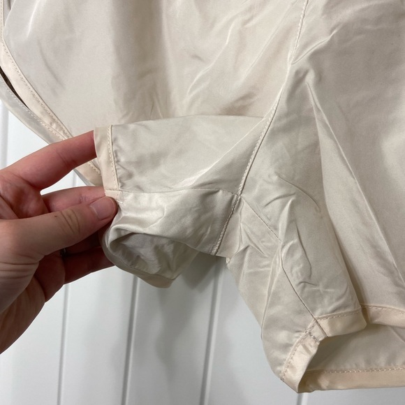 NEW Flex’N women’s tan cream brown lined drawstring pull on athletic shorts XL - Picture 2 of 9